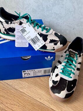 Adidas Cow Print SL 72 OG Shoes - new with box and packaging